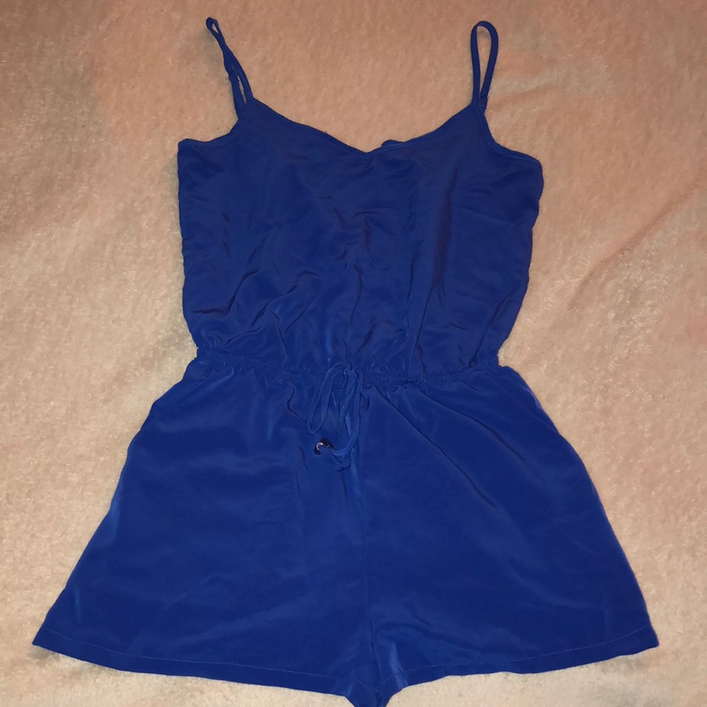 Navy Blue Romper